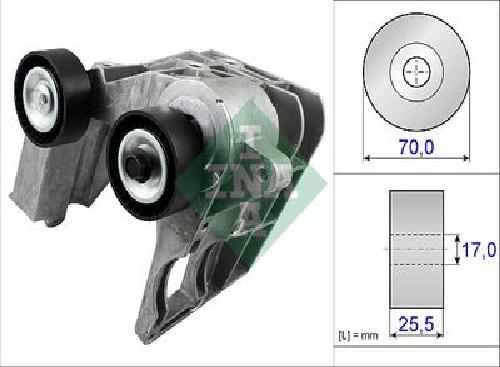 Original INA Riemenspanner Keilrippenriemen 534 0467 10 für Ford