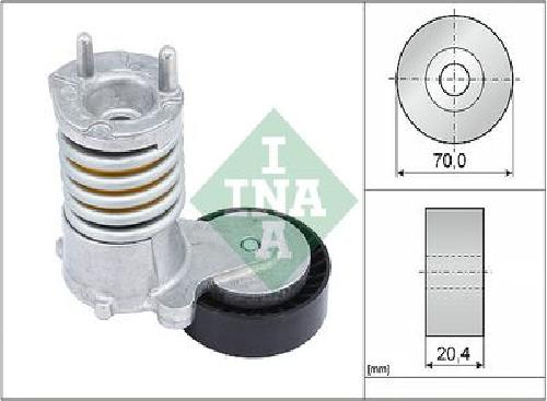 Original INA Riemenspanner Keilrippenriemen 534 0274 10 für Ford Volvo