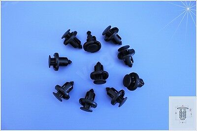 20x STOßSTANGEN BEFESTIGUNG CLIPS HONDA 91503SZ3003 SCHWARZ 20x STOßSTANGEN BEFESTIGUNG CLIPS HONDA 91503SZ3003 SCHWARZ