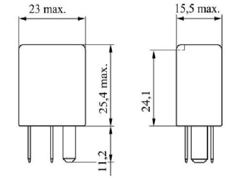 Original BOSCH Relais Arbeitsstrom Multifunktionsrelais 0 986 332 021