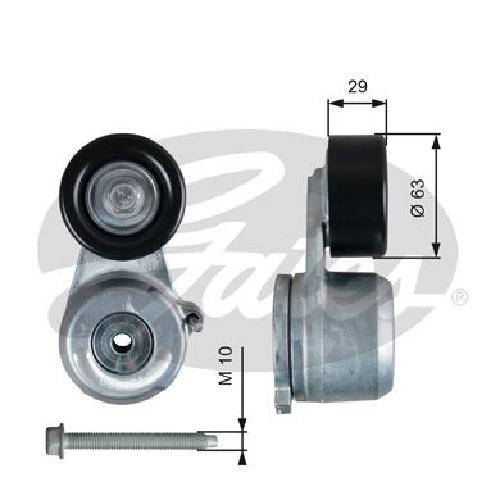 Original GATES Riemenspanner Keilrippenriemen T39360 für Opel