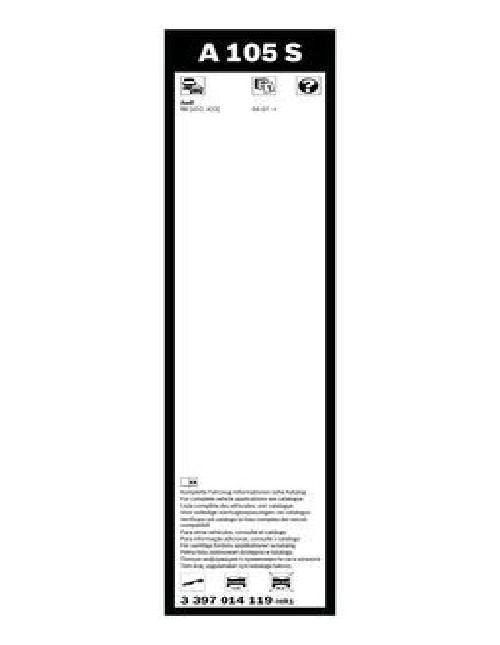 Original BOSCH Wischblatt 3 397 014 119 für Audi