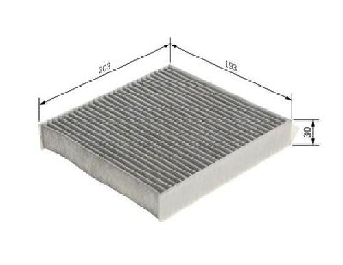 Original BOSCH Filter Innenraumluft 1 987 435 584 für BMW