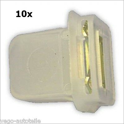 10x HOLZ VERKLEIDUNG DEKORLEISTE BEFESTIGUNGSCLIPS BMW 51417001629 10x HOLZ VERKLEIDUNG DEKORLEISTE BEFESTIGUNGSCLIPS BMW 51417001629