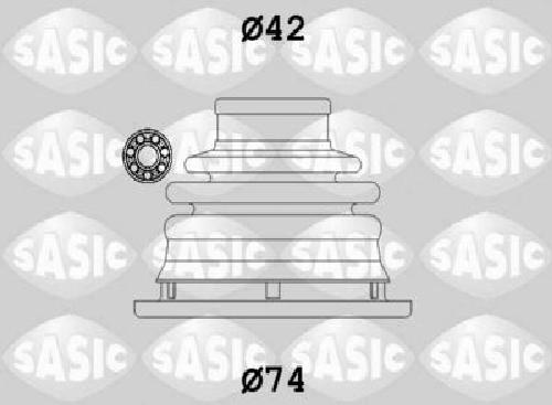 Original SASIC Faltenbalgsatz Antriebswelle 4003470 für Opel Renault Original SASIC Faltenbalgsatz Antriebswelle 4003470 für Opel Renault