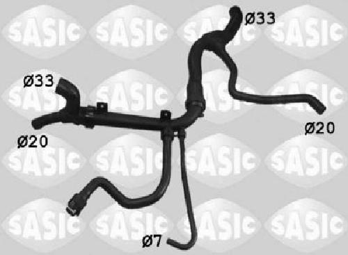Original SASIC Kühlerschlauch 3406229 für Opel