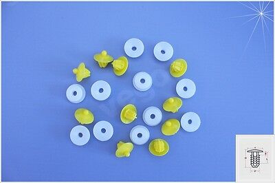 10x ORIGINAL VEGO BEFESTIGUNGSCLIPS TÜRVERKLEIDUNGSCLIP ZIERLEISTE 7701050734 10x ORIGINAL VEGO BEFESTIGUNGSCLIPS TÜRVERKLEIDUNGSCLIP ZIERLEISTE 7701050734