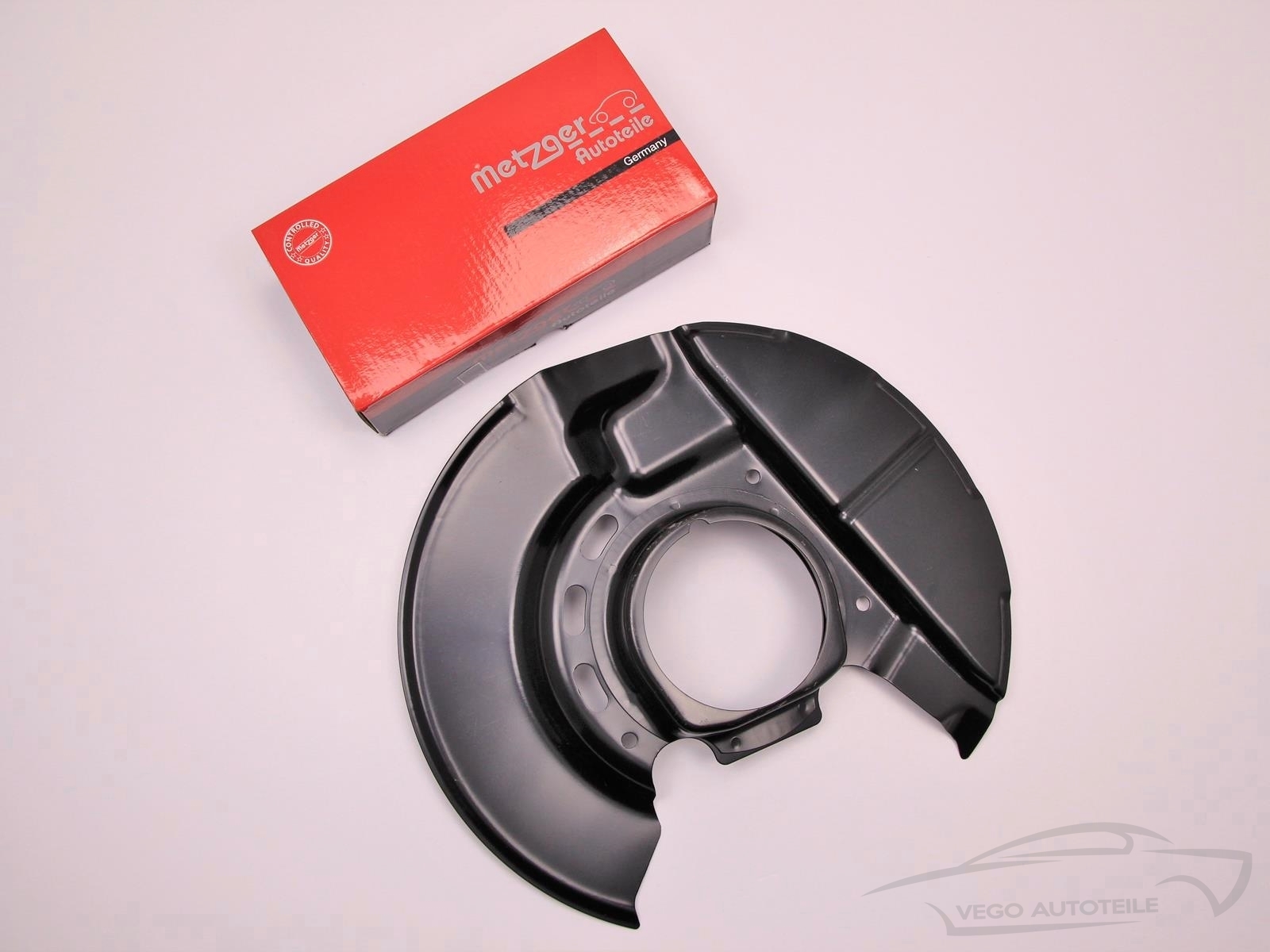 1x ORG METZGER ANKERBLECH SPRITZBLECH BREMSSCHEIBE VORNE RECHTS BMW 34111154242