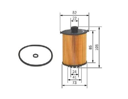 Original BOSCH Ölfilter F 026 407 152 für Volvo