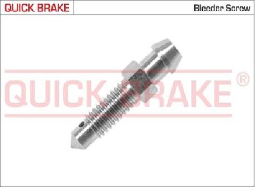 Original QUICK BRAKE Entlüfterschraube/-ventil Entlüfterschraube/-ventil Radbremszylinder 0033