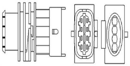 Original MAGNETI MARELLI Lambdasonde 466016355086 für Opel