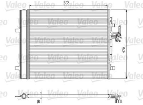 Original VALEO Kondensator Klimaanlage 814318 für Land Rover Volvo