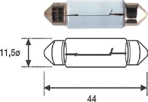 Original MAGNETI MARELLI Glühlampe Kennzeichenleuchte Glühlampe Innenraumleuchte Glühlampe 009461200000