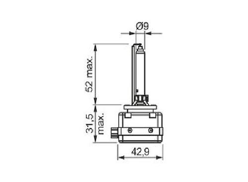 Original BOSCH Glühlampe Fernscheinwerfer Glühlampe Hauptscheinwerfer Glühlampe Hauptscheinwerfer 1 987 302 907