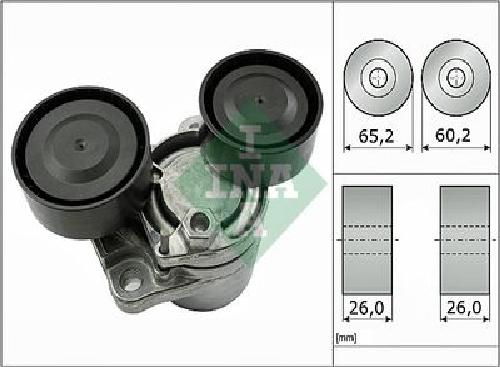 Original INA Riemenspanner Keilrippenriemen 534 0505 10 für BMW
