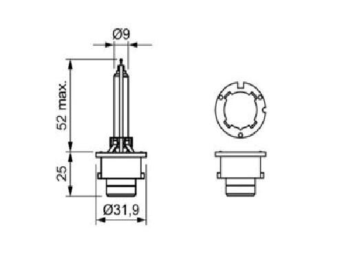 Original BOSCH Glühlampe Fernscheinwerfer Glühlampe Hauptscheinwerfer Glühlampe Hauptscheinwerfer 1 987 302 906