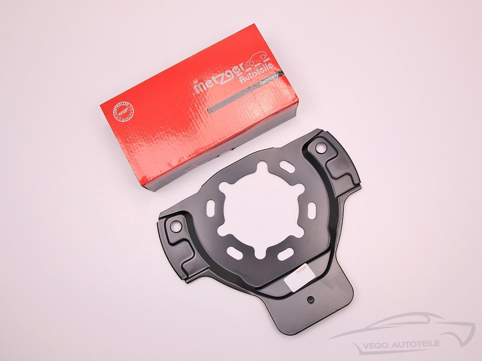 1x ORIGINAL METZGER ANKERBLECH BREMSSCHEIBE SPRITZBLECH VORNE OPEL ASTRA G