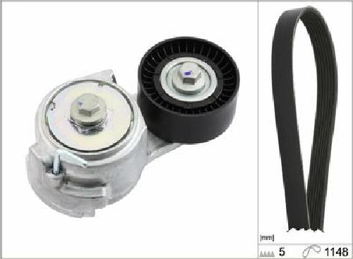 Original INA Keilrippenriemensatz 529 0013 10 für Alfa Romeo Fiat Ford Lancia
