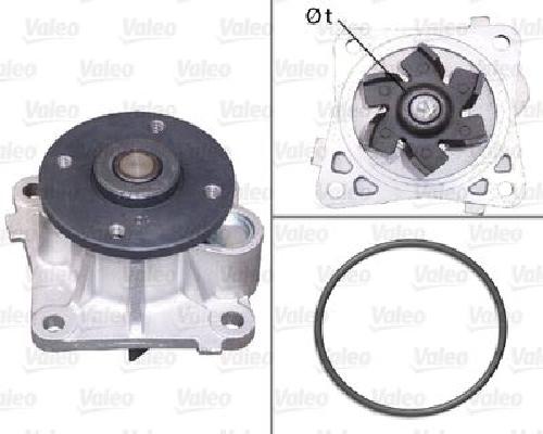 Original VALEO Wasserpumpe 506962 für Mitsubishi Smart