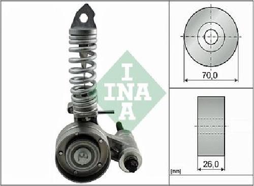 Original INA Riemenspanner Keilrippenriemen 533 0085 30 für Chevrolet Opel