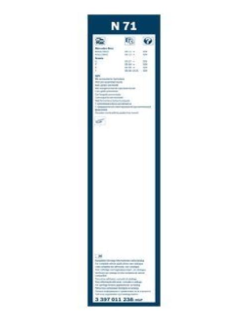 Original BOSCH Wischblatt 3 397 011 238