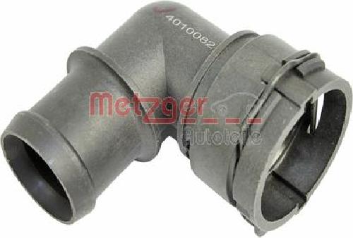 Original METZGER Kühlmittelflansch 4010082 für Audi Seat VW