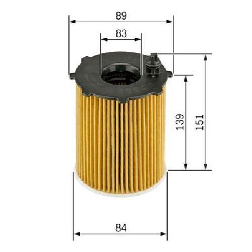 Original BOSCH Ölfilter 1 457 429 307 für Citroën Jaguar Land Rover Peugeot