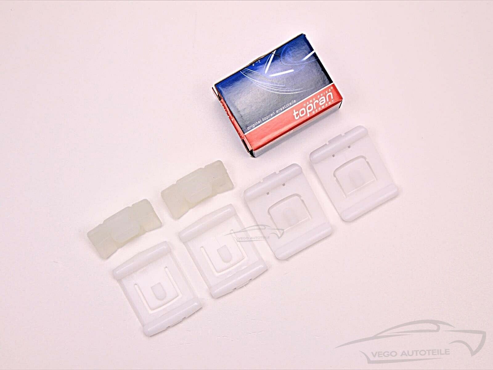 ORIGINAL TOPRAN Führungsstück Sitzschiene Gleitstück SET AUDI SEAT VW Golf Caddy