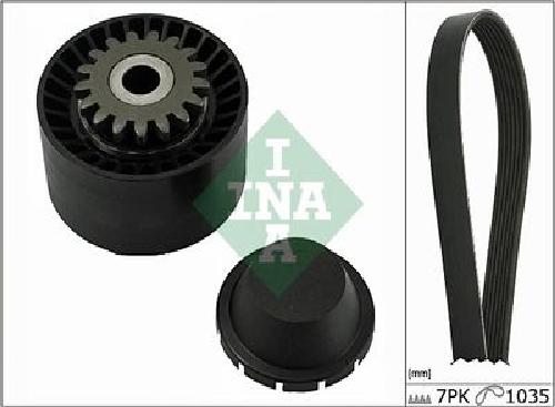 Original INA Keilrippenriemensatz 529 0016 10 für Renault