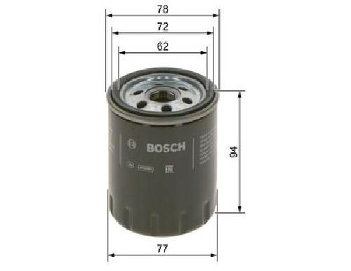 Original BOSCH Ölfilter F 026 407 268 für Citroën Opel Peugeot Toyota