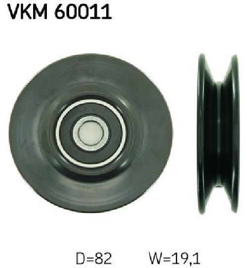 Original SKF Umlenk-/Führungsrolle Keilriemen VKM 60011 für Daewoo
