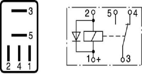 Original BOSCH Relais Arbeitsstrom Multifunktionsrelais 0 332 207 402