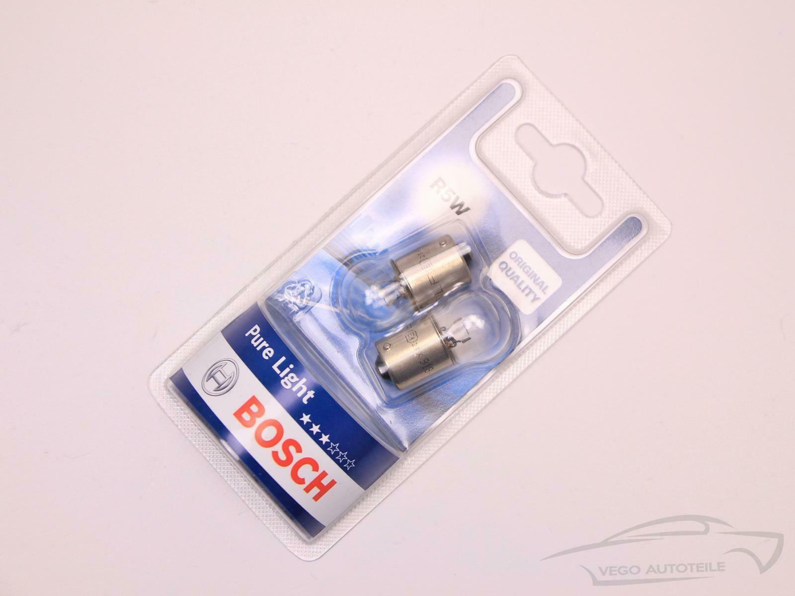 2x ORIGINAL BOSCH Glühlampe Pure Light Autolampe Leuchte R5W 5 W 12 V