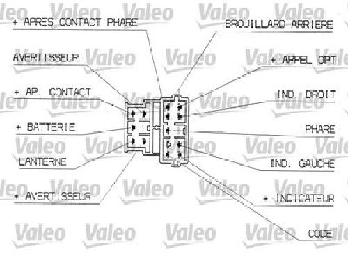 Original VALEO Lenkstockschalter 251308 für Citroën